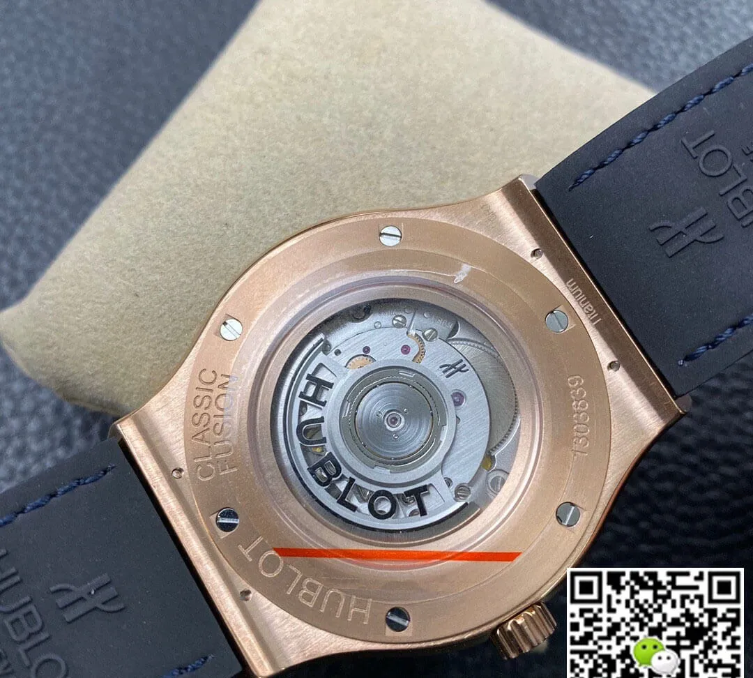 Hublot Classic Fusion 542.OX.7180.LR 42MM WWF Factory 1:1 Best Edition Replica Watch Blue Strap